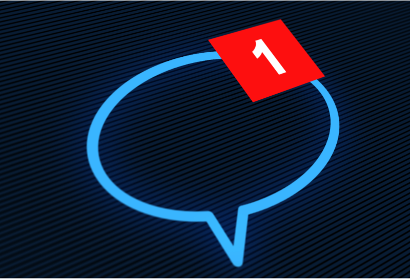 Missed message notification symbolizing businesses relying on voicemail instead of fast lead response.