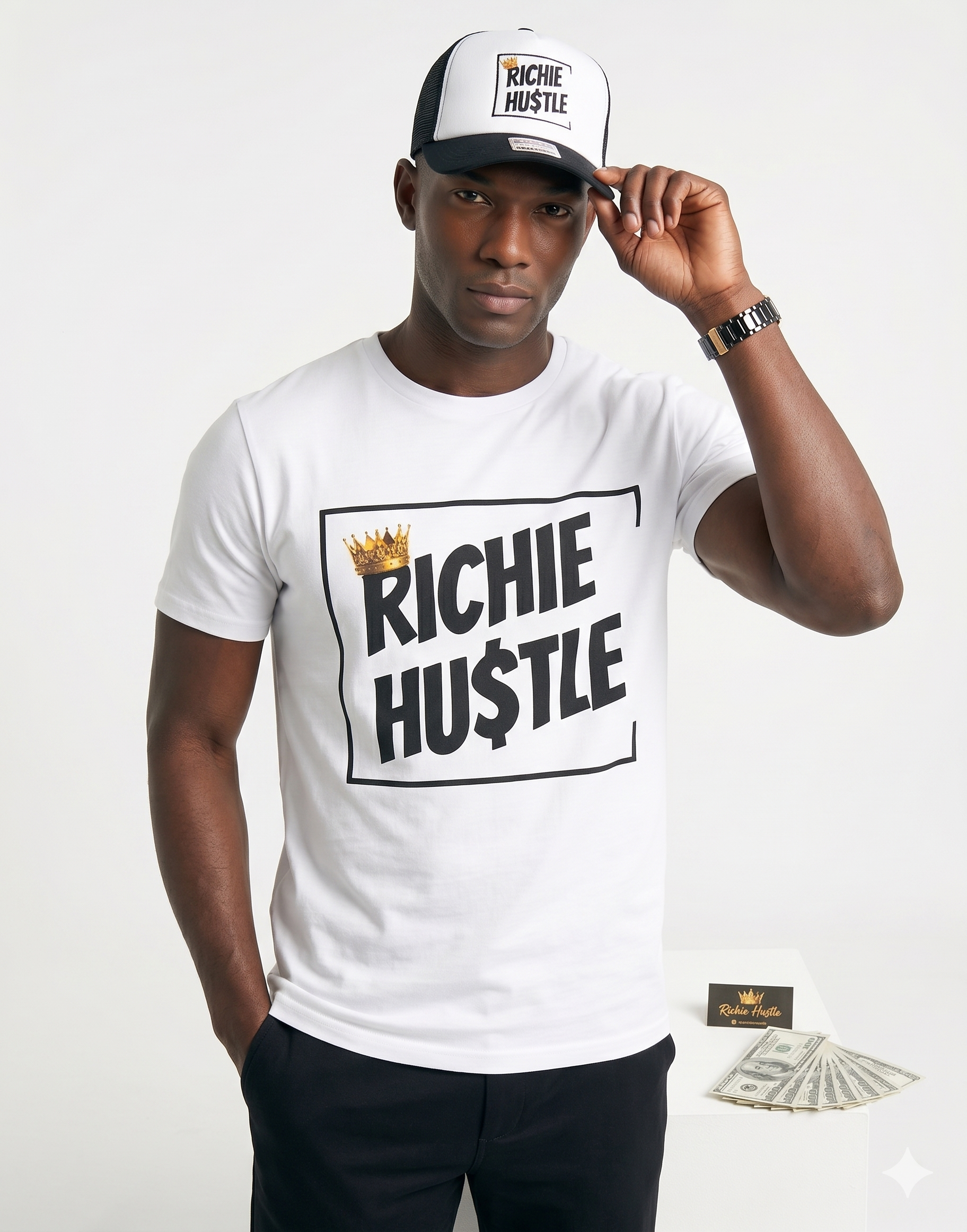 Richie Hustle King Tshirt and character tees