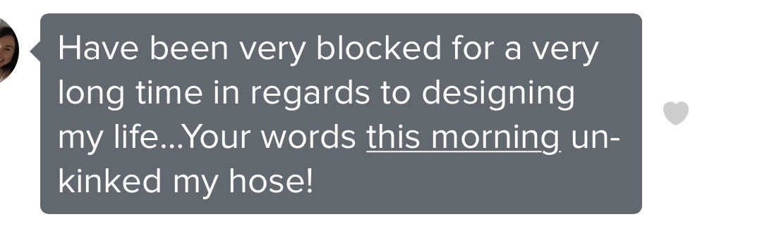 Client testimonial