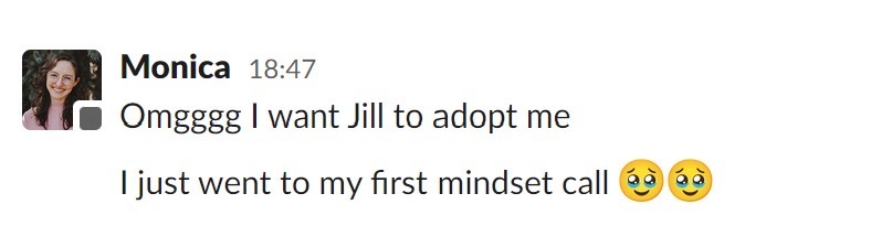 Client testimonial