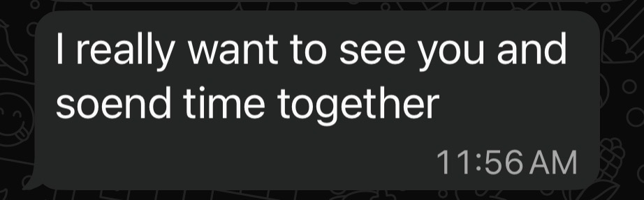 Message screenshot