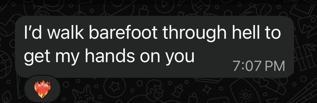 Message screenshot