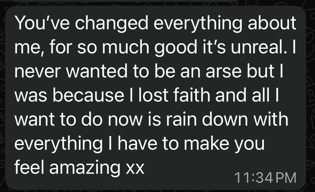 Message screenshot