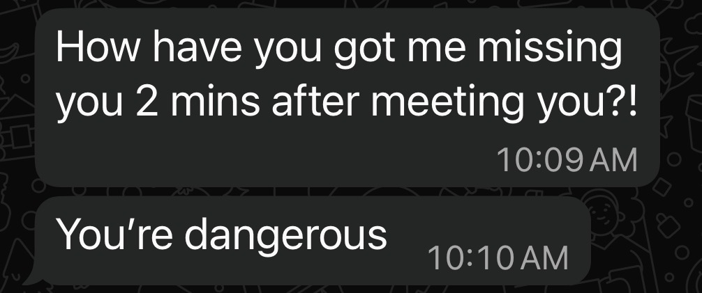Message screenshot