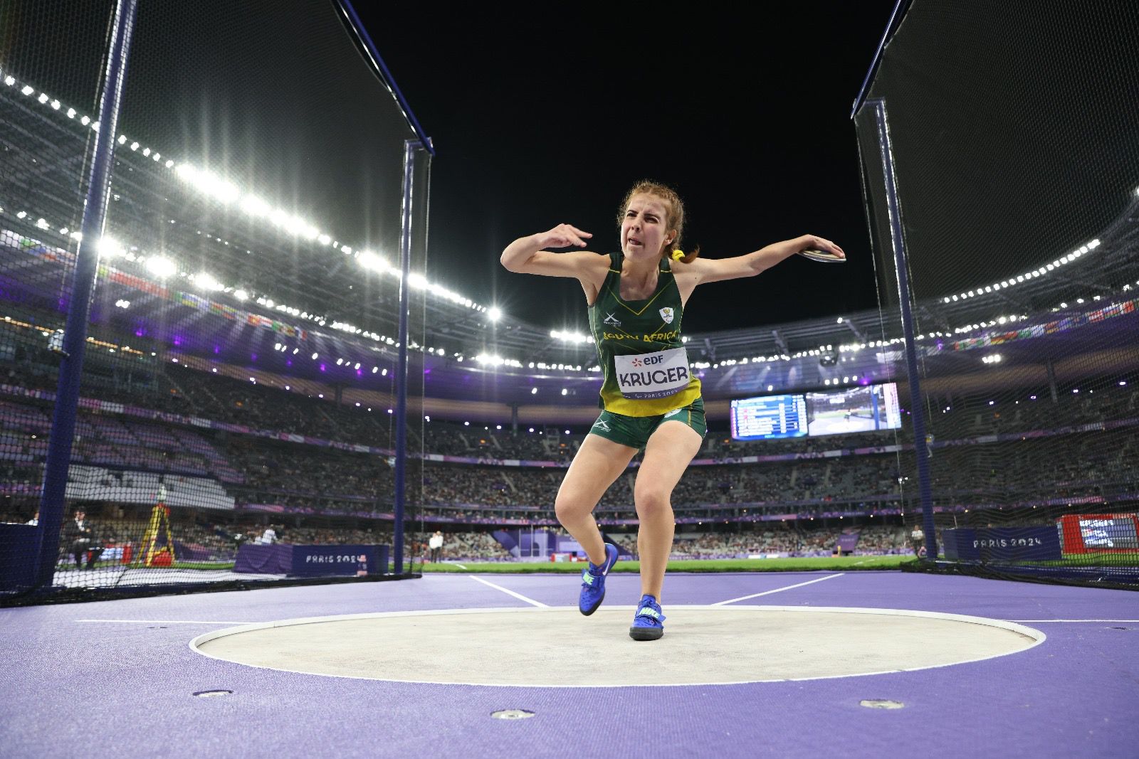 Simone competing