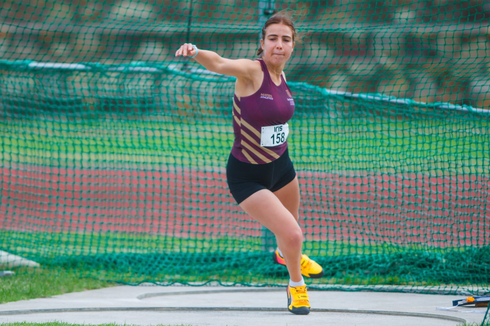 Simone competing