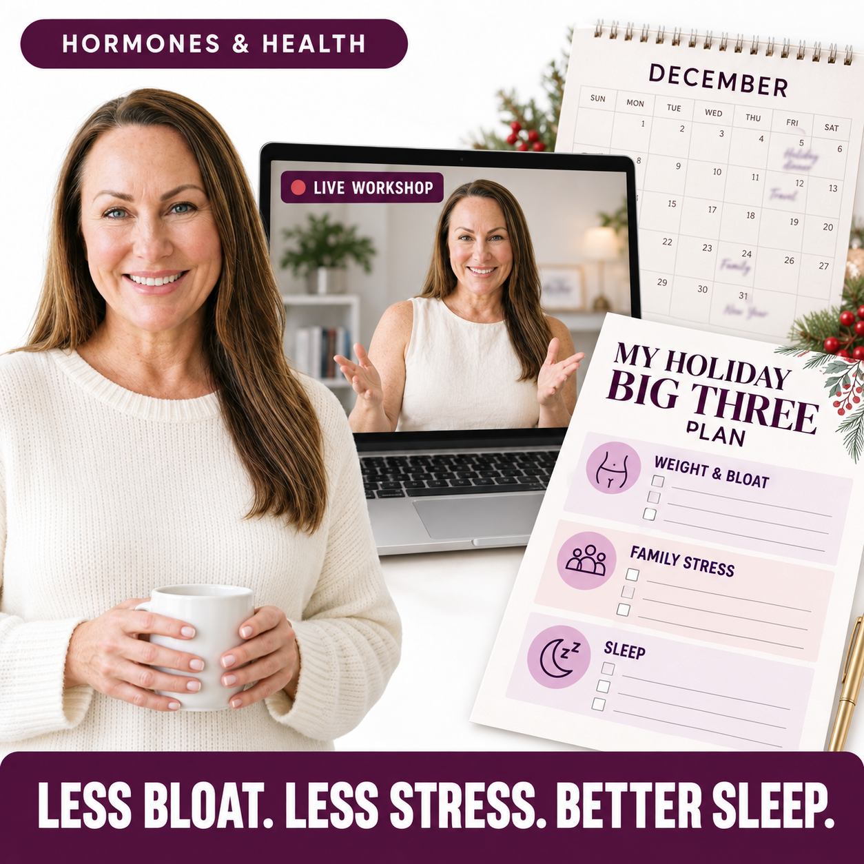 The Holiday Big 3 live workshop with Dr. Kay