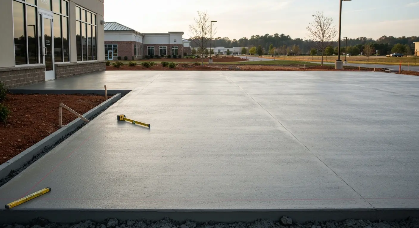North Cobb commercial concrete project