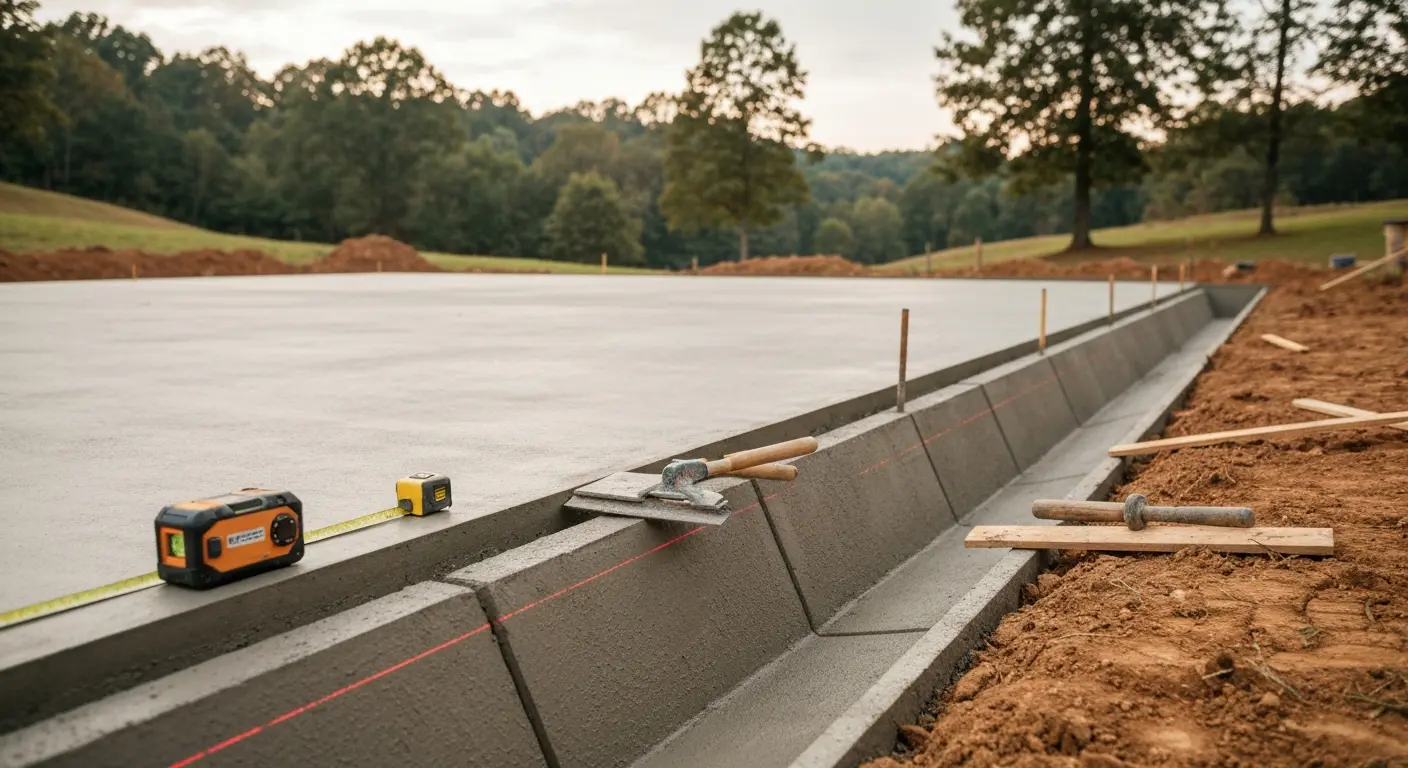 Concrete foundation work