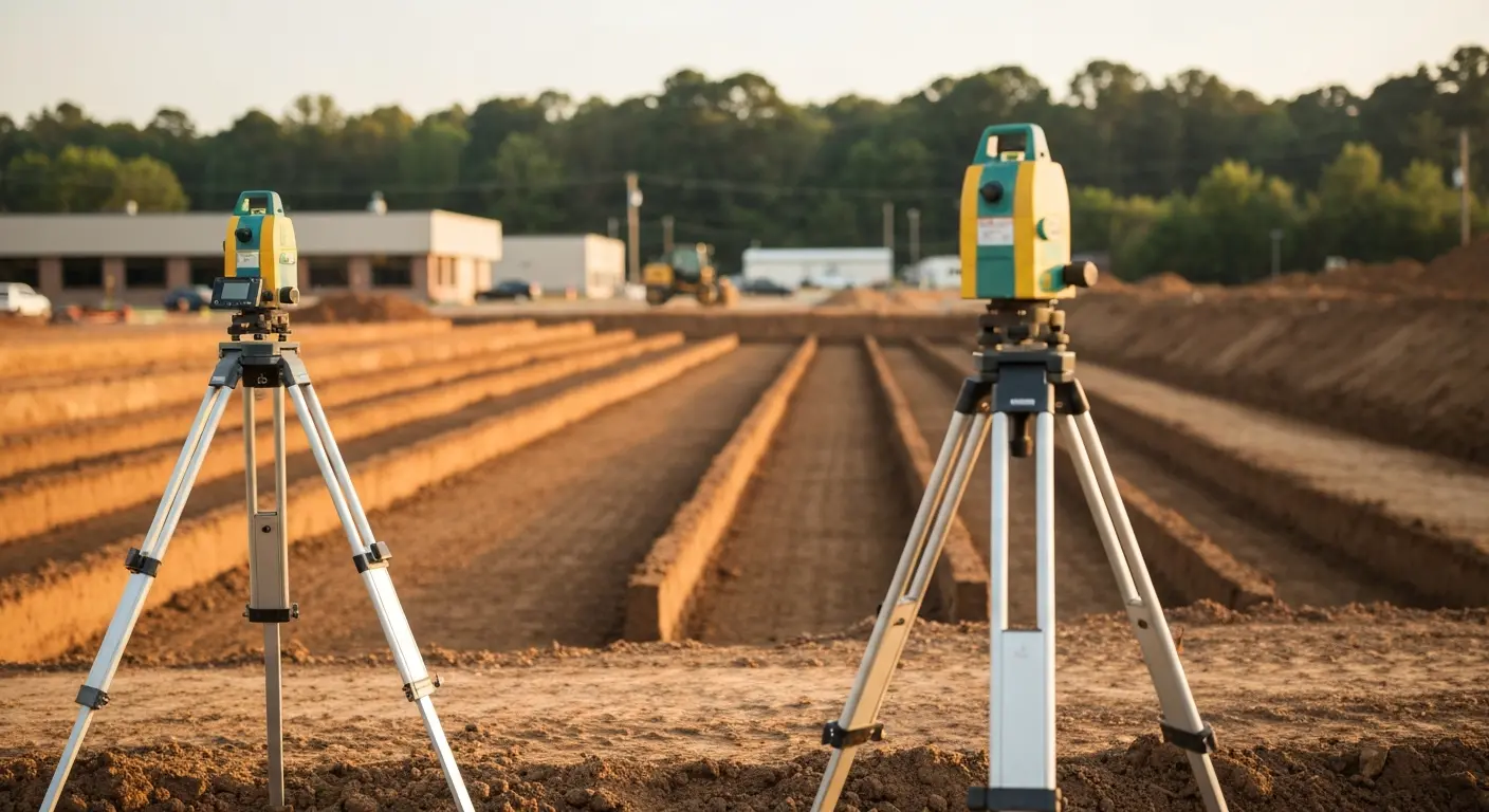 Rough and fine grading process