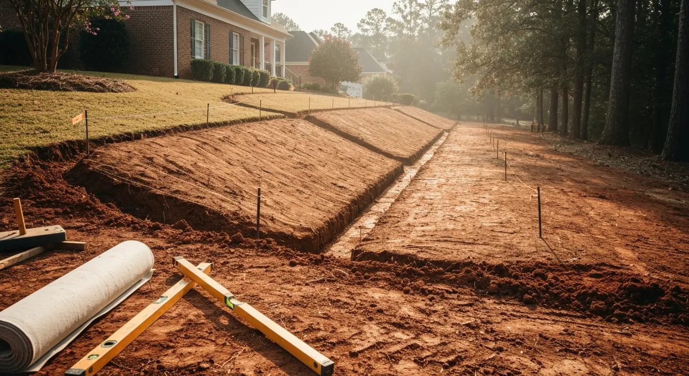 Erosion control installation