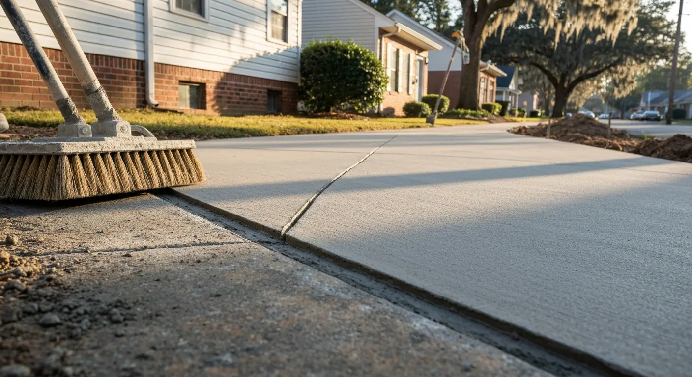 Sidewalk repair project