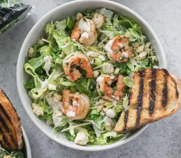 Garlic Shrimp Herb Salad