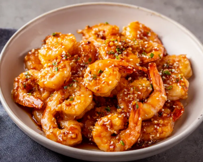 Golden Garlic Shrimp Supreme