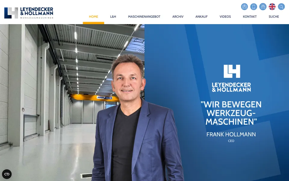Startseite von lhmachine.com