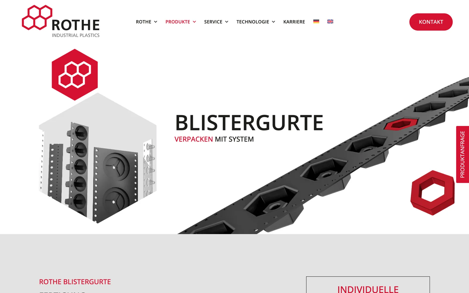 Blistergurte