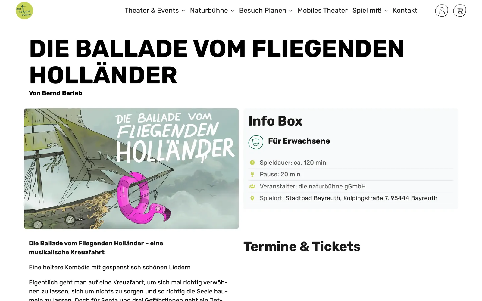 Stückseite auf dienaturbuehne.de