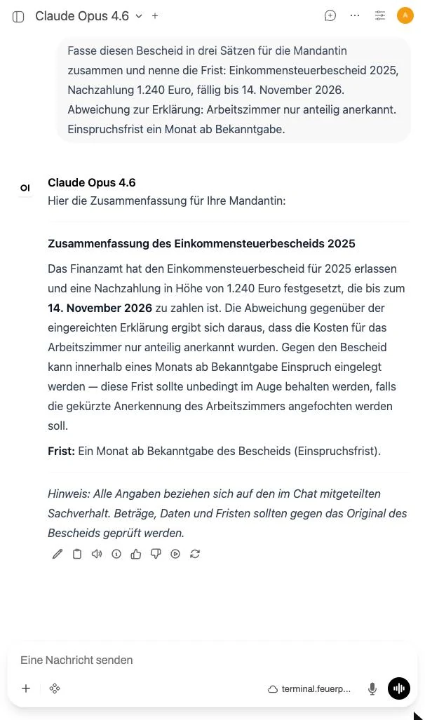 KI-Chat auf dem Handy