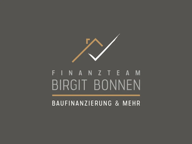 Altes Logo: Dach mit Haken auf dunklem Grau