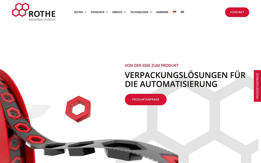 rothe.de, Startseite