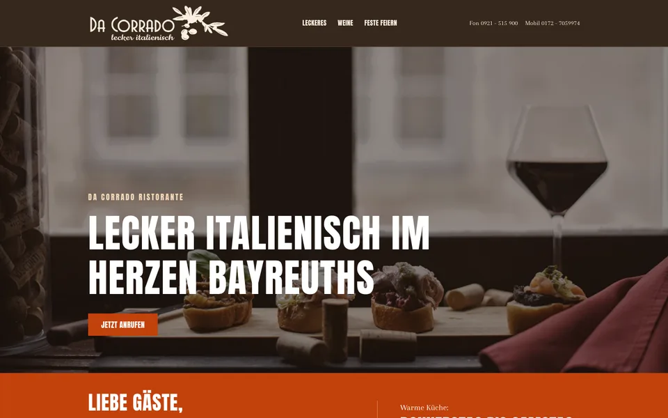 Startseite von da-corrado.de