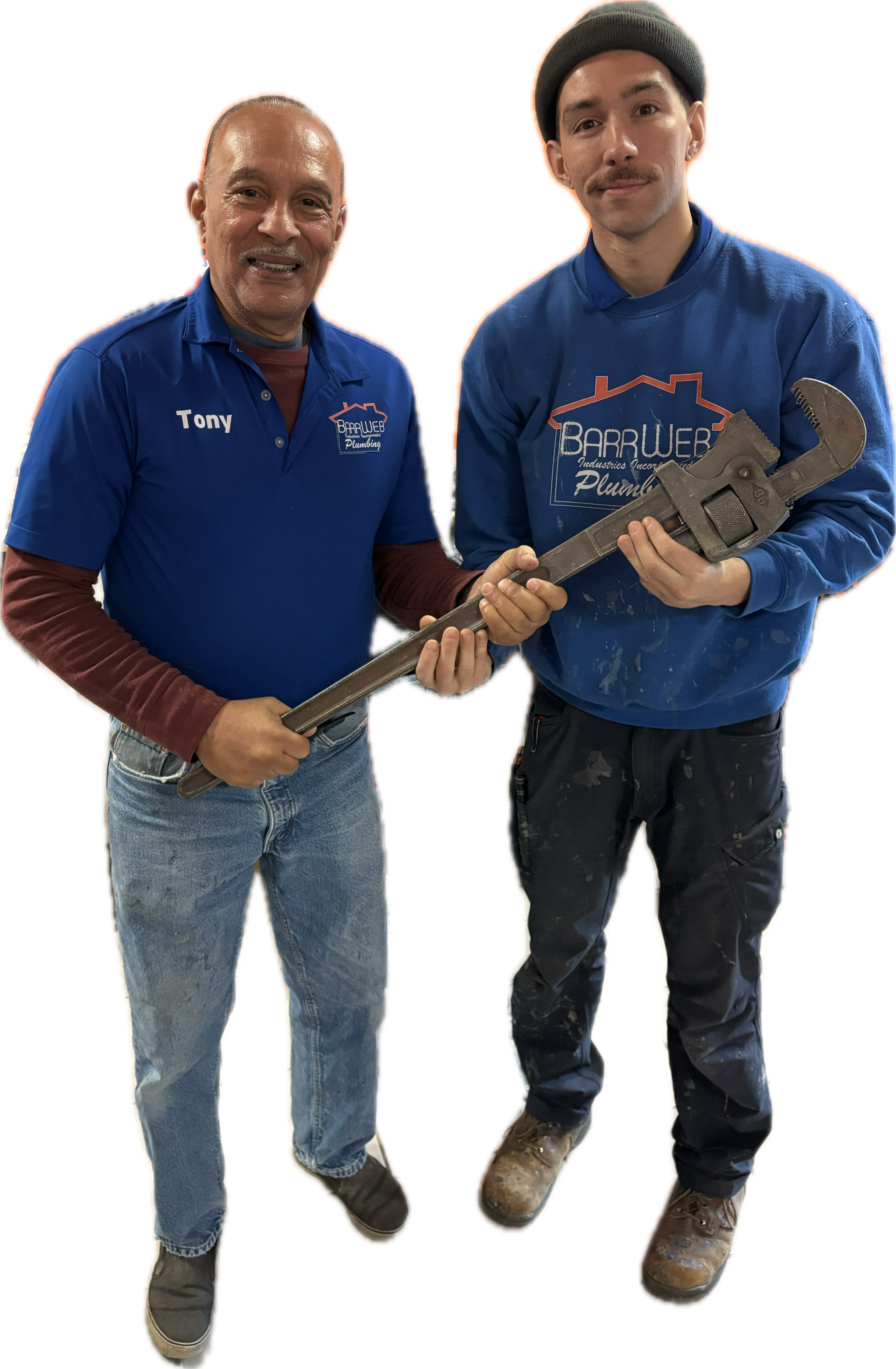 John & Tony Webster — Barr Web Plumbing