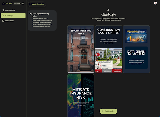  Pomelli generate campaign ideas