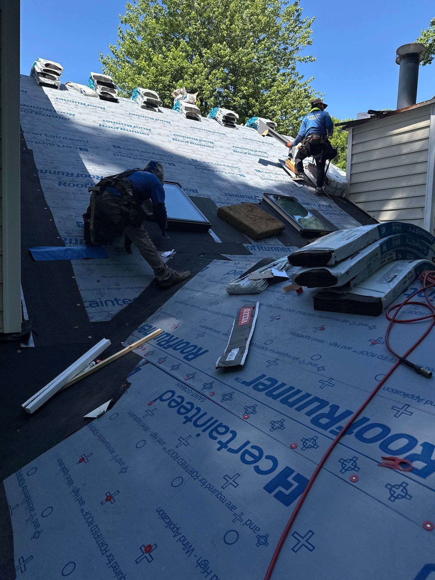 Roof Replacement in Progress – Roofology of the Carolinas