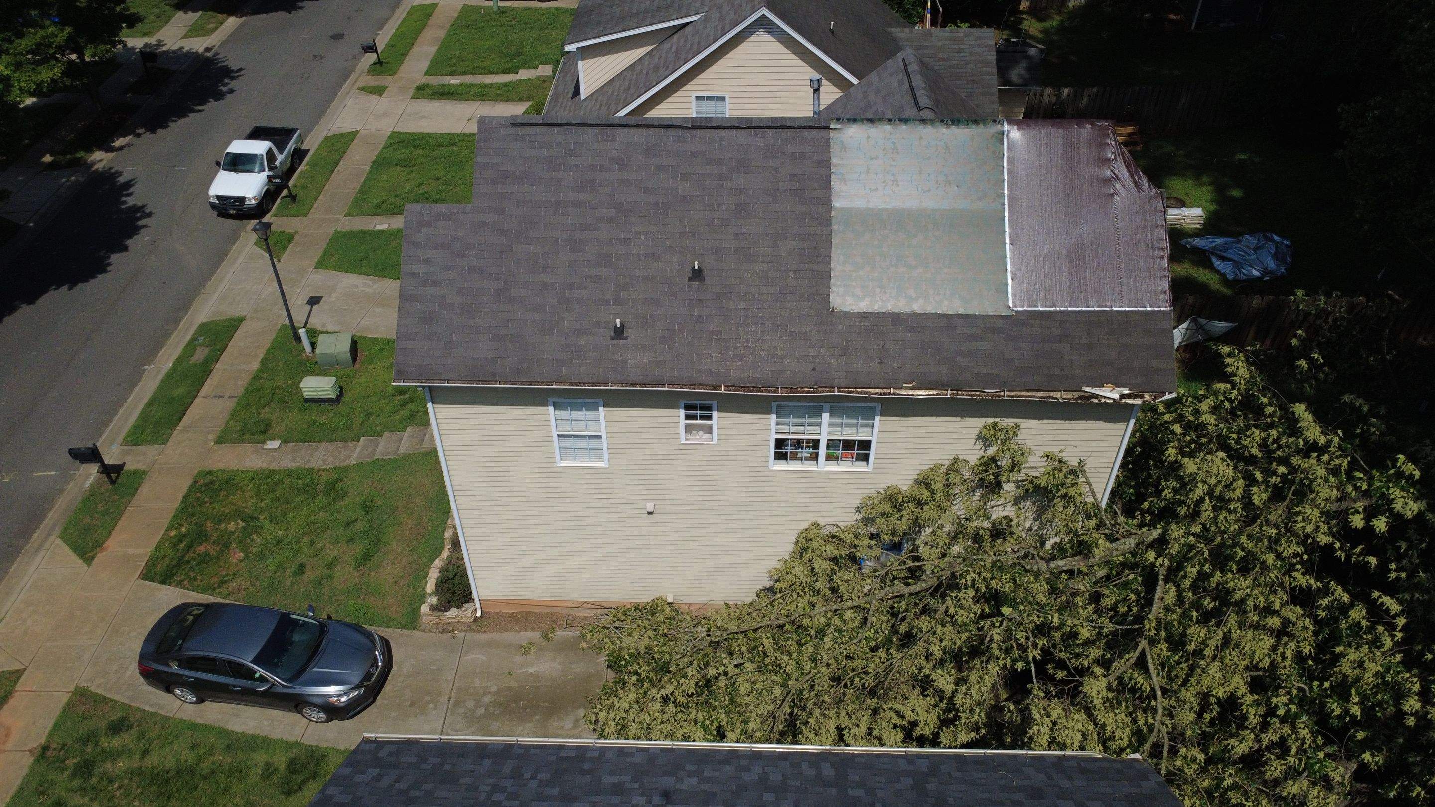 Tree Damaged Roof – Roofology of the Carolinas