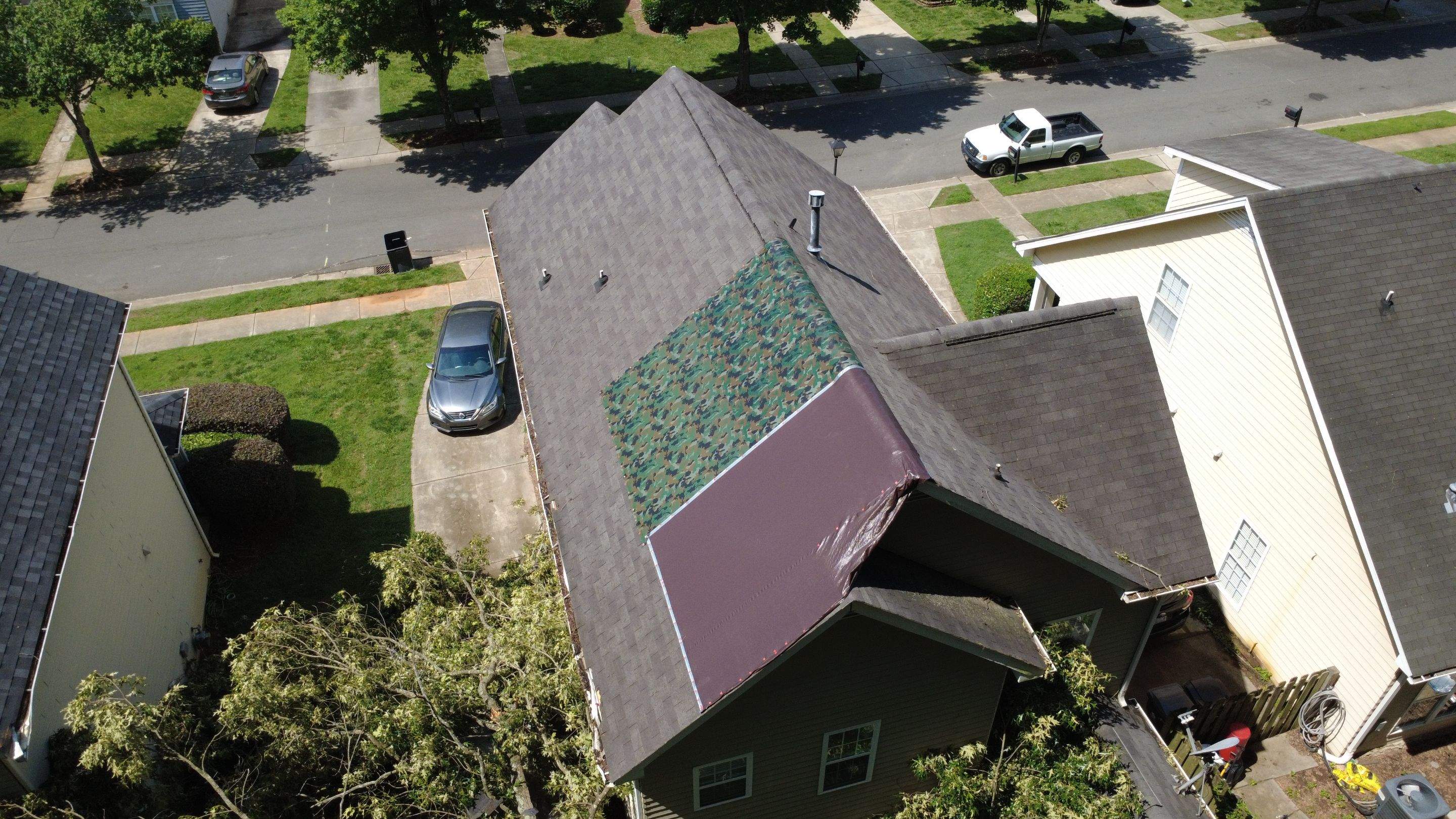 Tree Damaged Roof – Roofology of the Carolinas