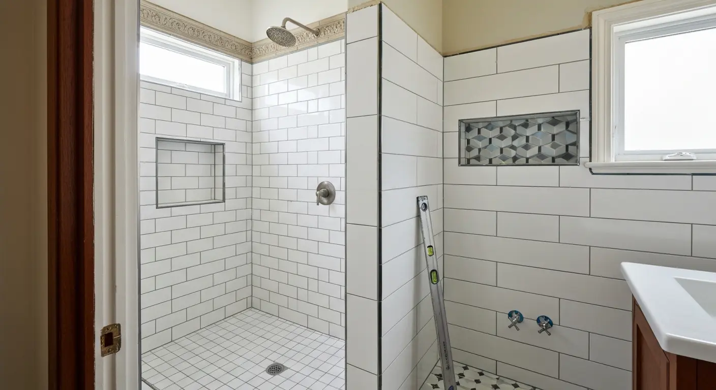 Bathroom tile project