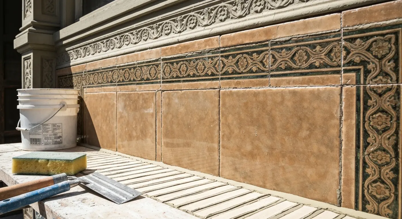 Tile repair and regrouting