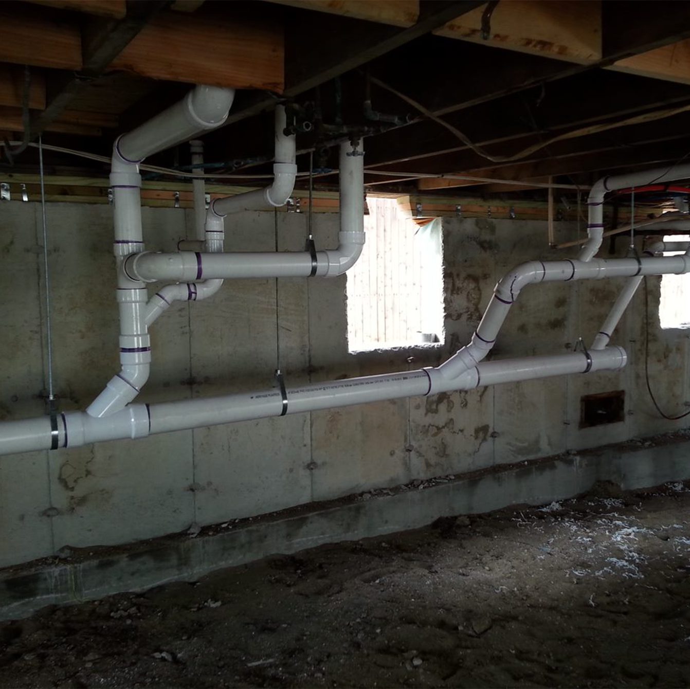 Brian Gerken Plumbing Worksite