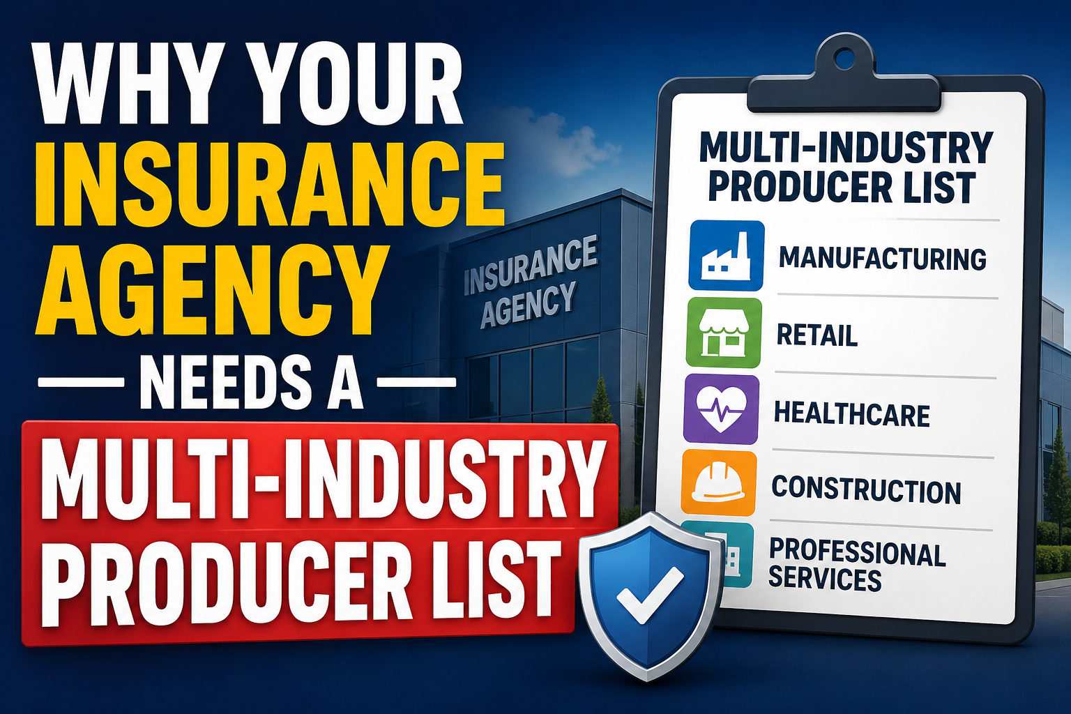 Insurance Producer Number Why Your Insurance Agency Needs a Multi-Industry Producer List