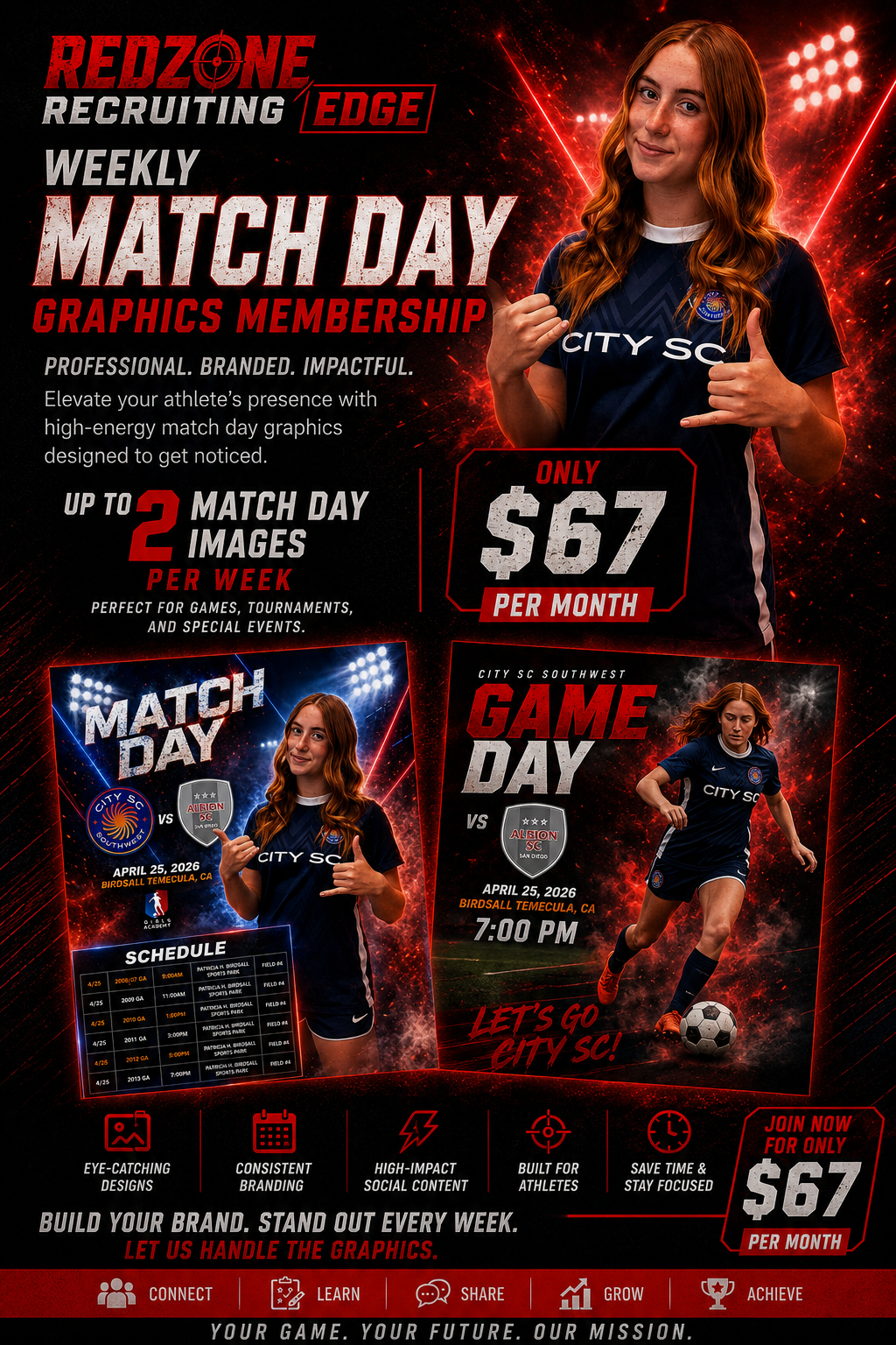 Weekly Match Day Graphics Membership
