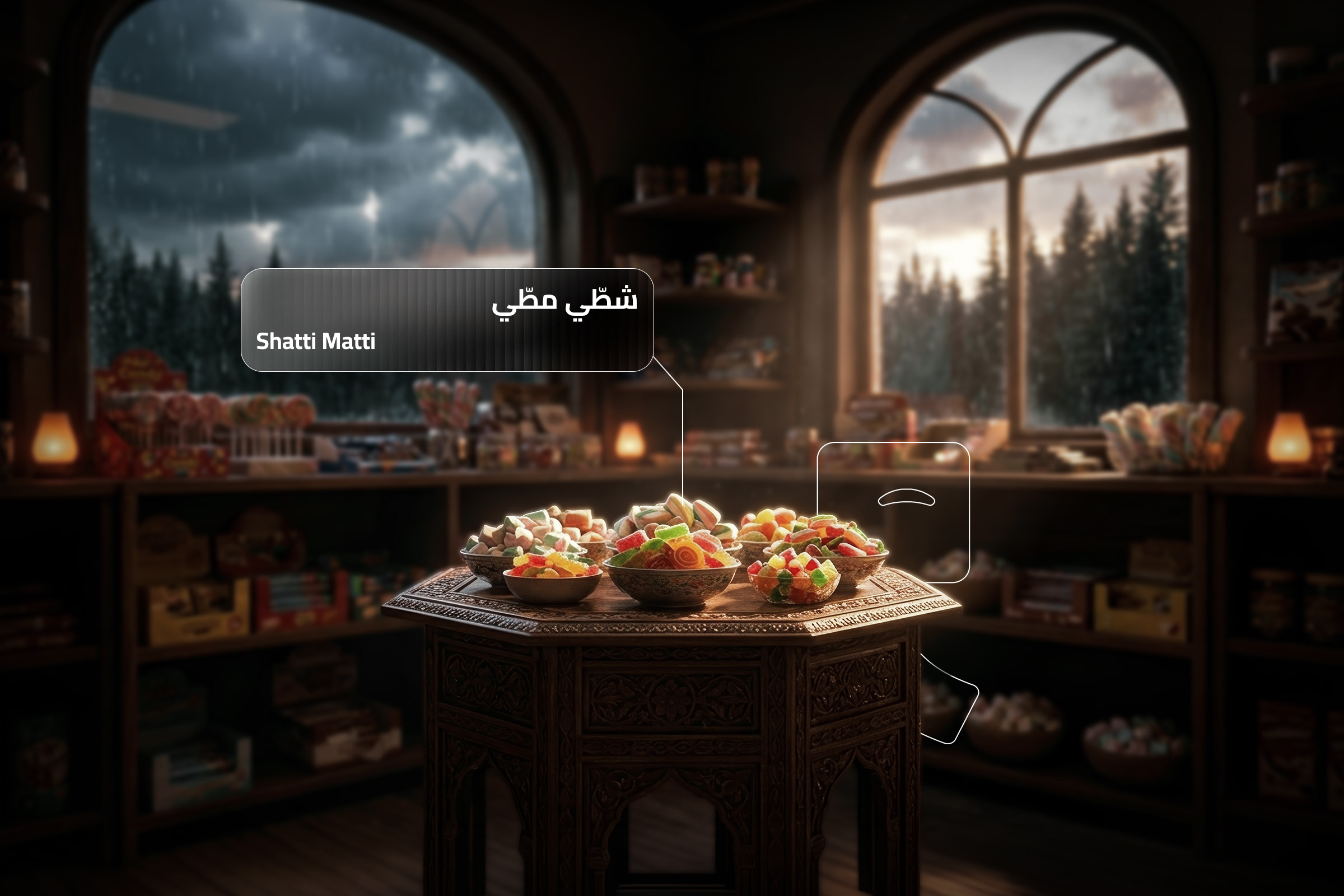 Colorful Shatti Matti, a popular chewy gummy candy enjoyed by generations of Syrian children. Colorful Shatti Matti, a popular chewy gummy candy enjoyed by generations of Syrian children.
