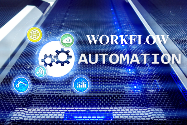 A visual flowchart of automated steps (triggers ➝ actions)