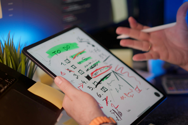 Example of unorganized CRM contact database