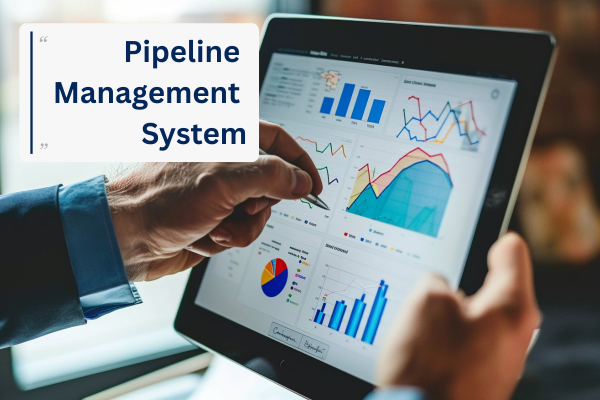 Diagram showing pipeline stages from new lead to closed deal Diagram showing pipeline stages from new lead to closed deal