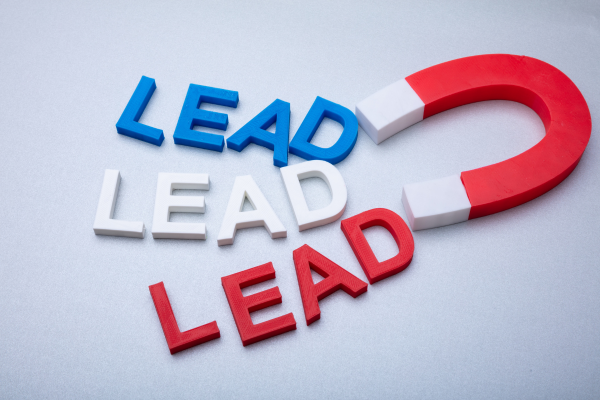 Diagram showing stages of the lead management lifecycle