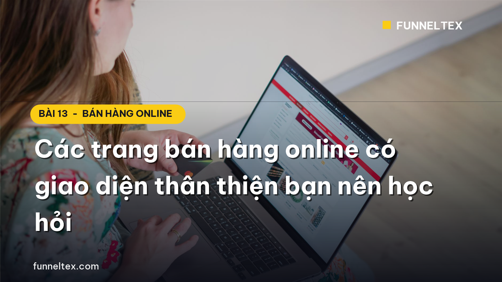 các trang bán hàng online có giao diện thân thiện