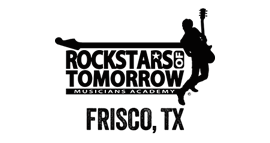 Recording studio interior for Rockstars of Tomorrow Music Academy Frisco