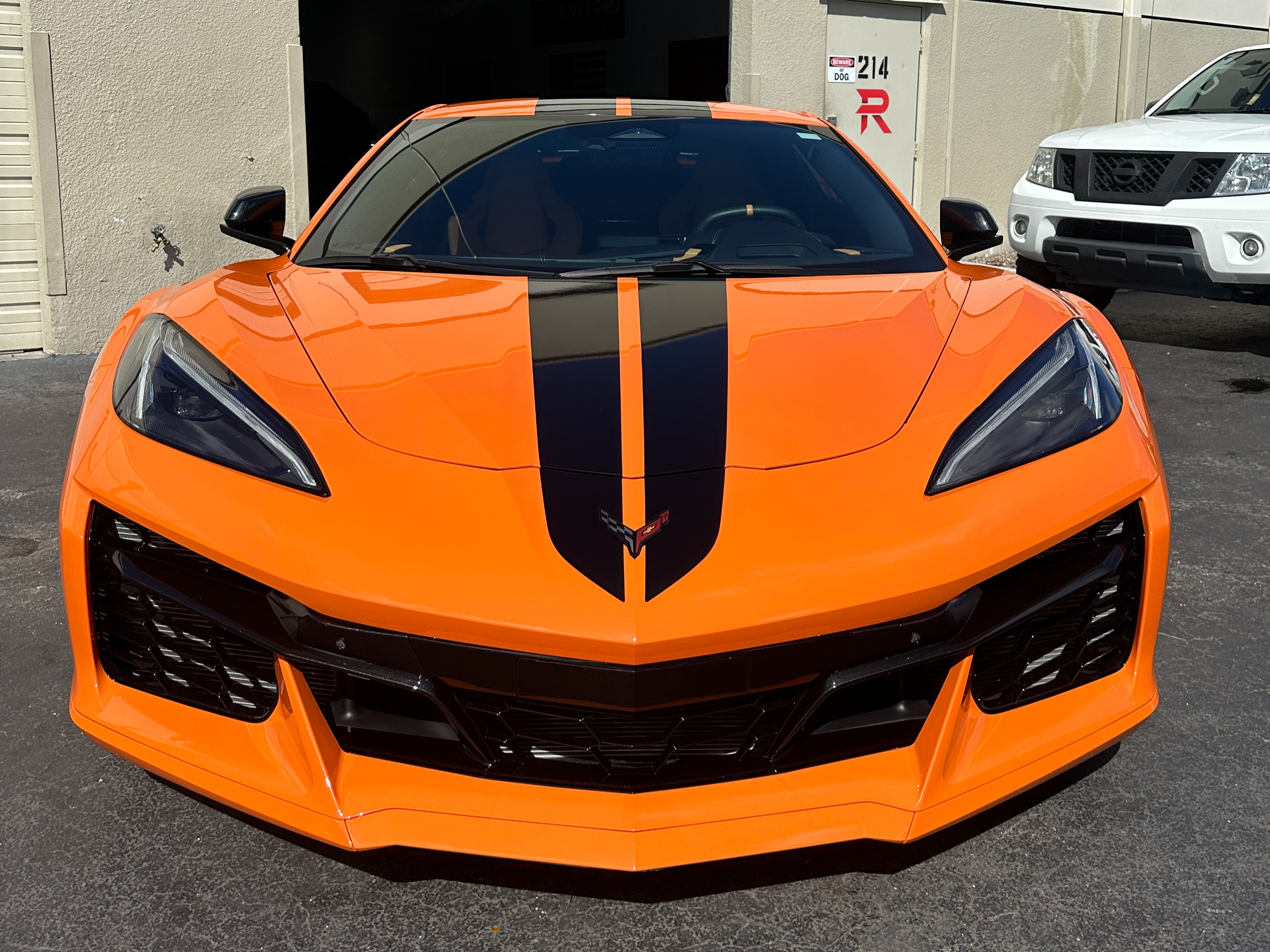 Paint protection film installation close-up — DD Auto Detailing Miami