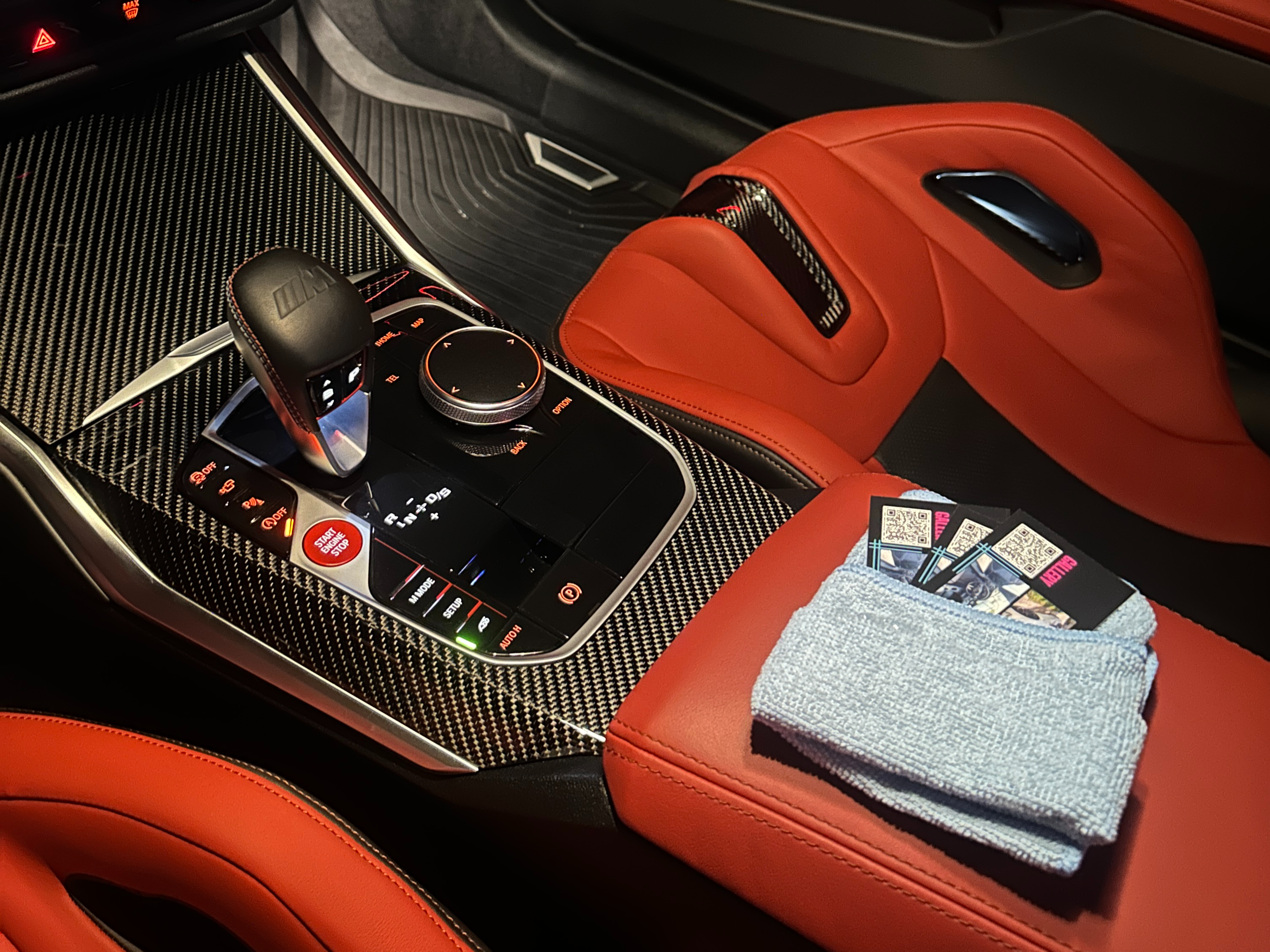 Mobile car detailing in progress at Miami FL client location