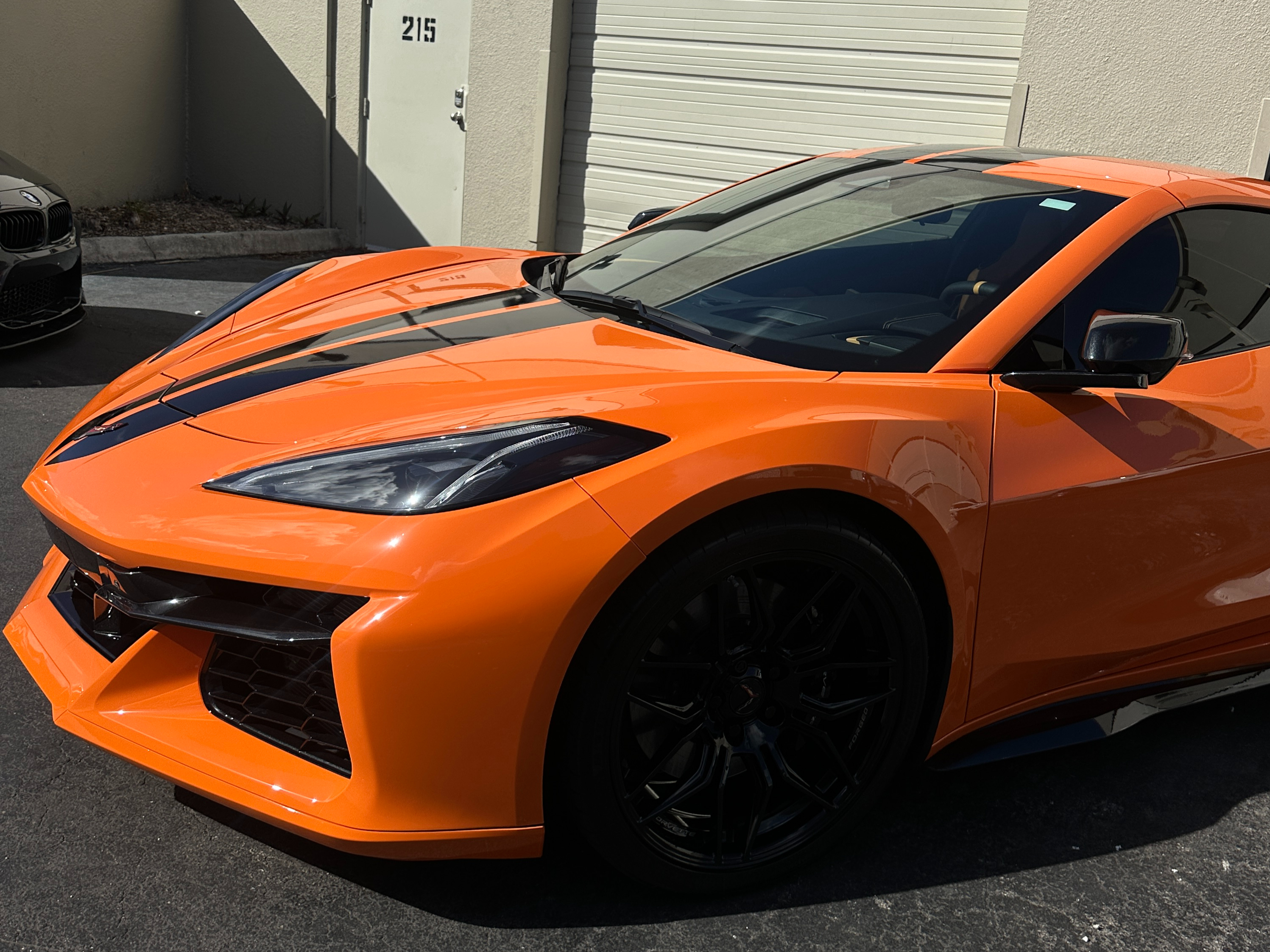 PPF clear bra on front bumper — DD Auto Detailing Miami