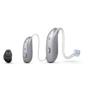 three models of hearing aids