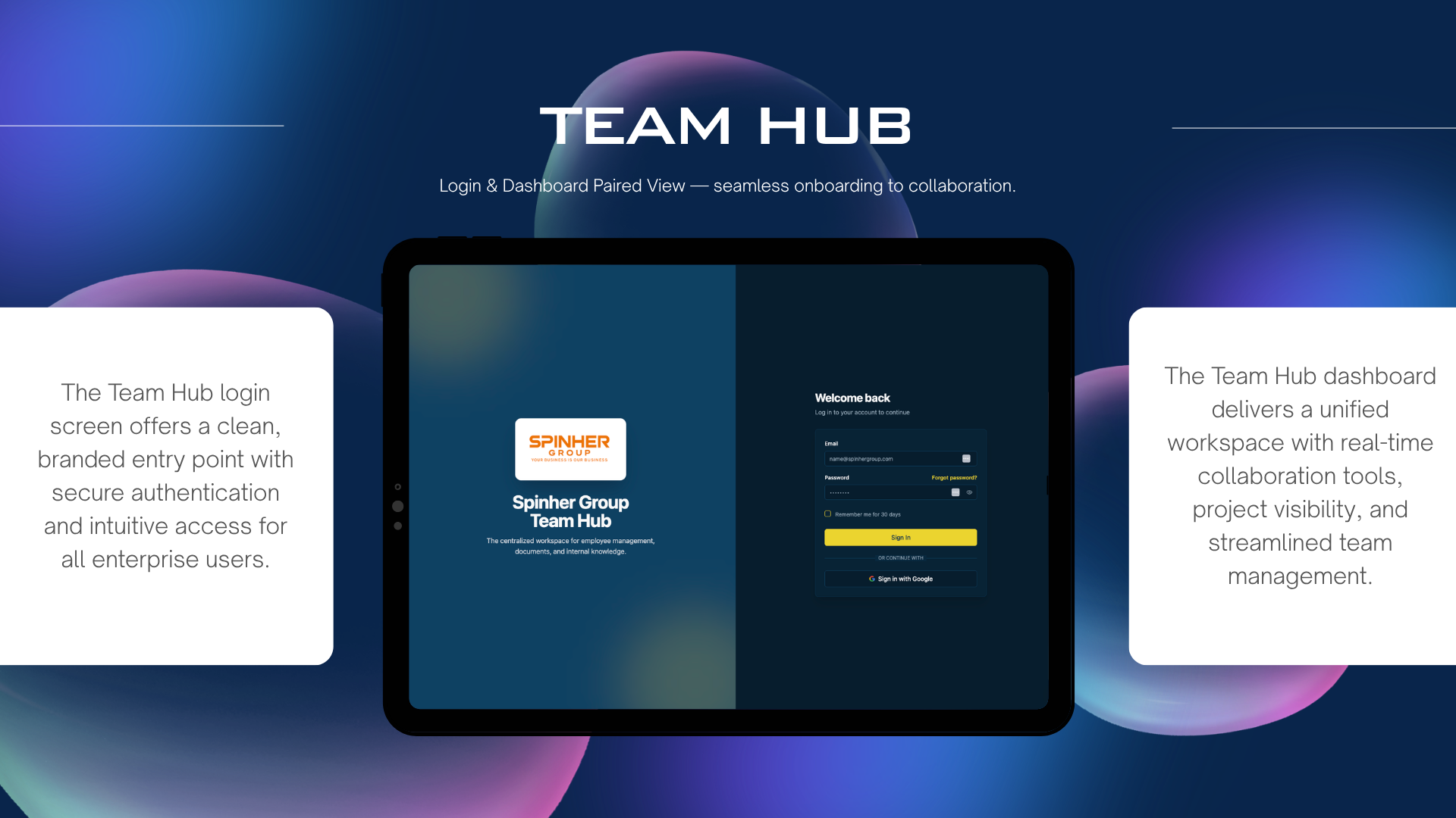 CRM Management Hub — platform overview