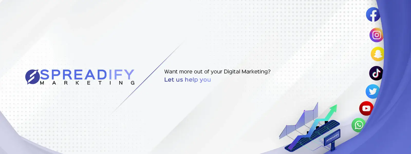 Spreadify Marketing Website Design Banner 1