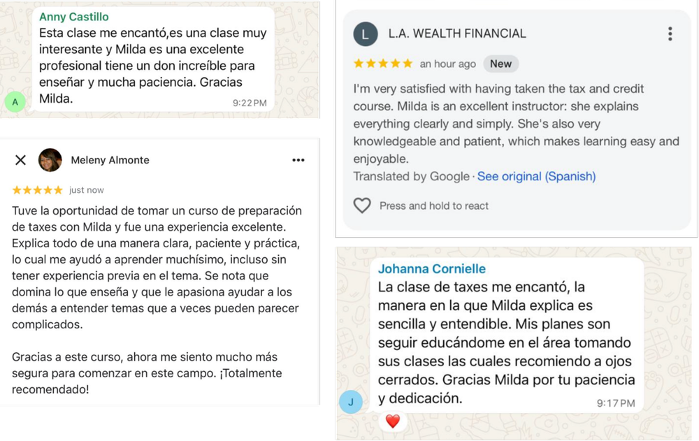 Testimonio de estudiante 2