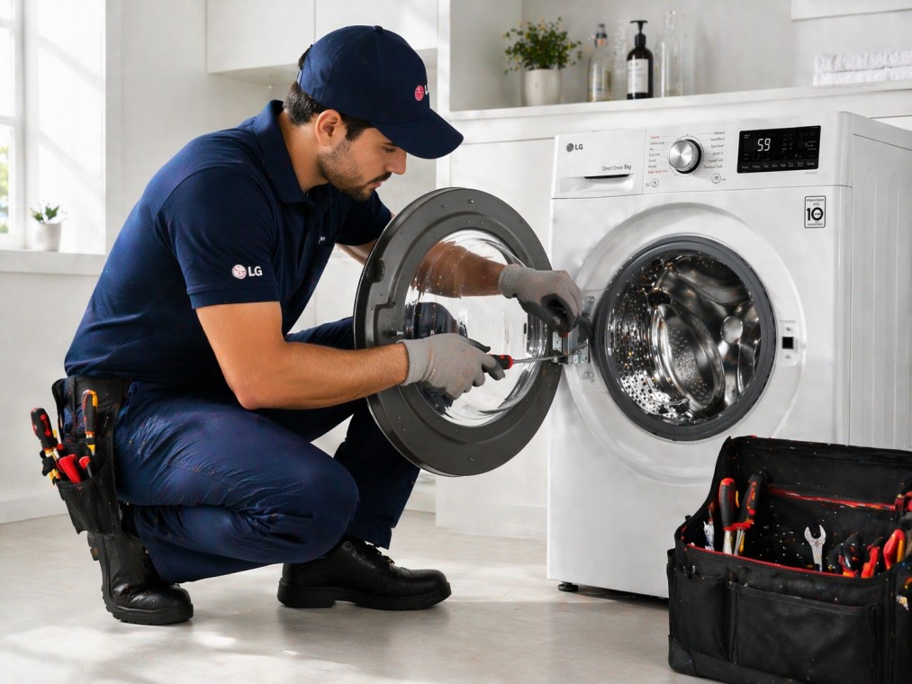 Dryer repair technician